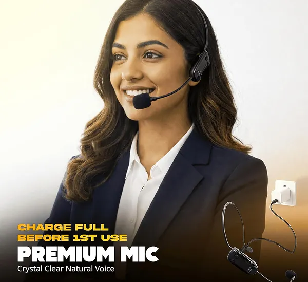 Premium Mic, Clear Voice